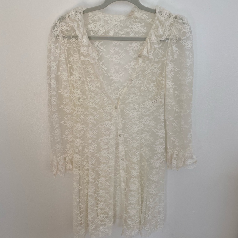 Vintage Lace Cover Up